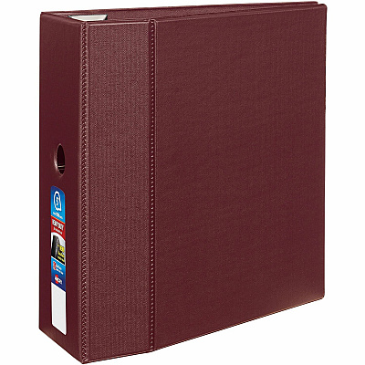Avery Heavy-Duty Maroon 5" Binder (AVE79366)