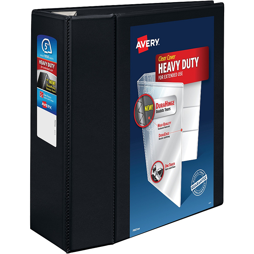 Avery Heavy-Duty View Black 5" Binder (AVE79606)