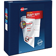 Avery Heavy-Duty View Navy Blue 4" Binder (AVE79804)