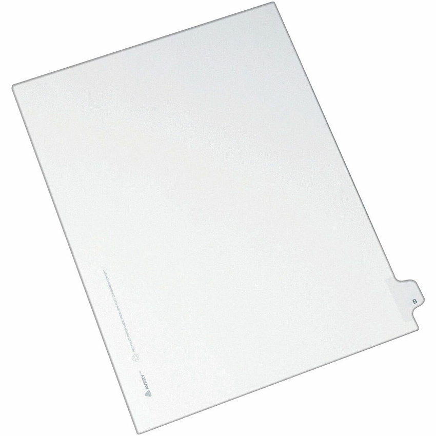 Avery Side Tab Individual Legal Dividers (AVE82164)