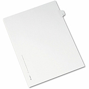Avery Side Tab Individual Legal Dividers (AVE82184)