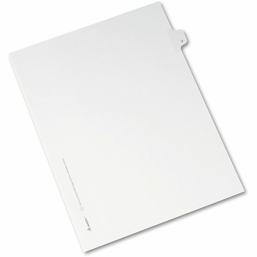 Avery Side Tab Individual Legal Dividers (AVE82184)