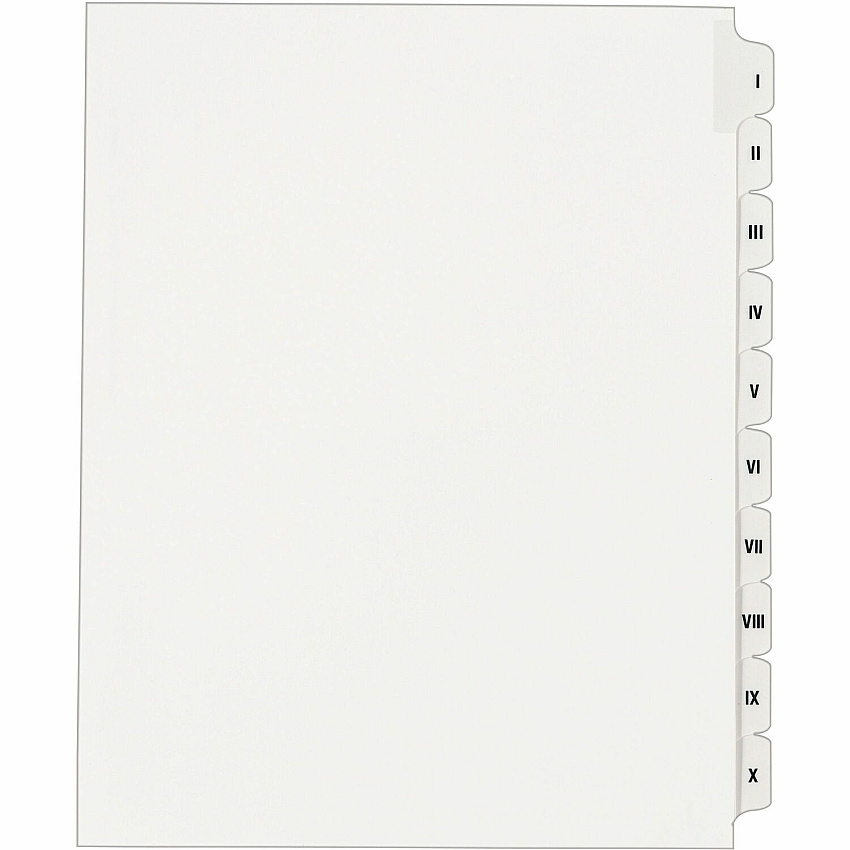 Avery Individual Legal Dividers (AVE82319)