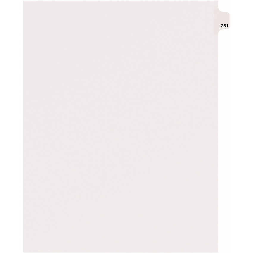 Avery Side Tab Individual Legal Dividers (AVE82467)