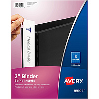 Avery Binder Spine Inserts (AVE89107)