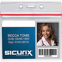 SICURIX Sealable ID Badge Holder (BAU47830)