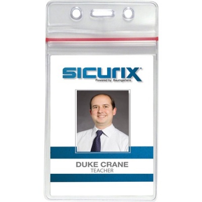 SICURIX Sealable ID Badge Holder (47840)