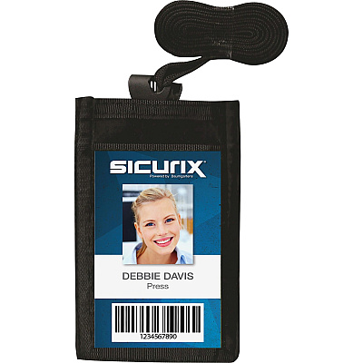SICURIX Carrying Case (Pouch) for Business Card - Vertical (BAU55120)