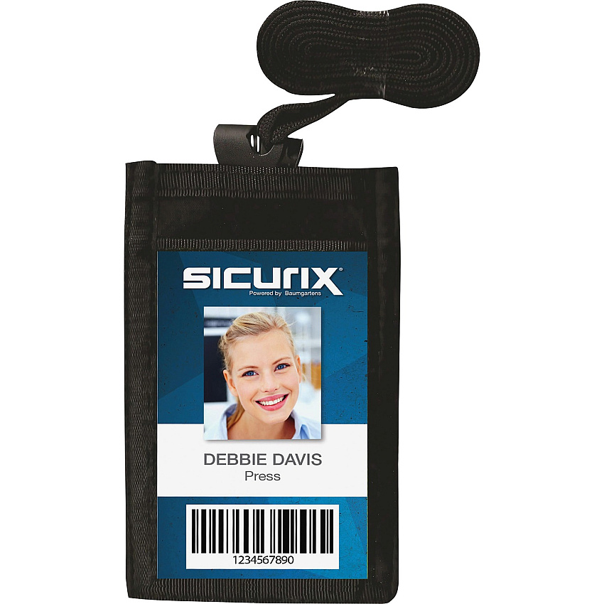 SICURIX Carrying Case (Pouch) for Business Card - Vertical (BAU55120)