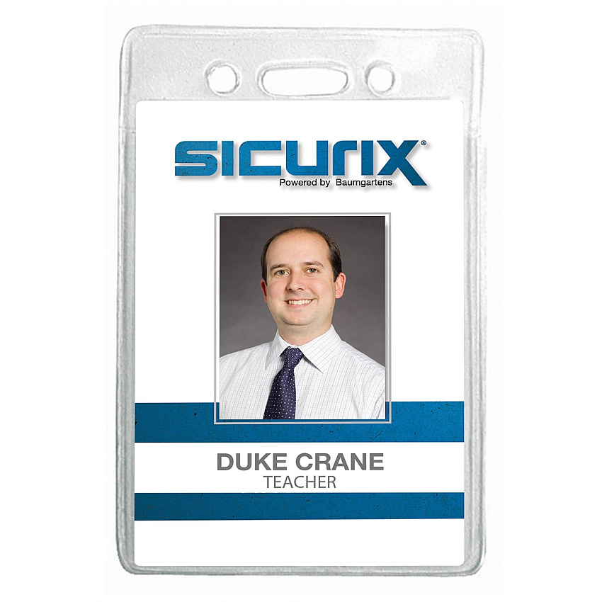 SICURIX ID Badge Holder - Vertical (BAU67820)