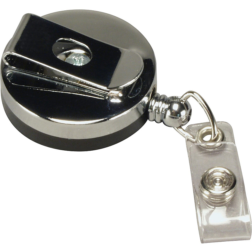 SICURIX Heavy-Duty ID Card Reel with Belt Clip (BAU68814)