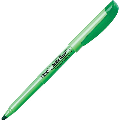 BIC Brite Liner Highlighters (BICBL11GN)