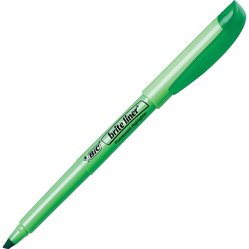 BIC Brite Liner Highlighters (BICBL11GN)