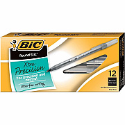 BIC Round Stic Ballpoint Pens (BICGSF11BK)