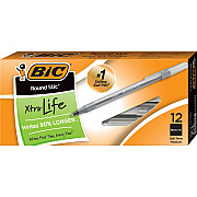 BIC Round Stic Ballpoint Pens (BICGSM11BK)