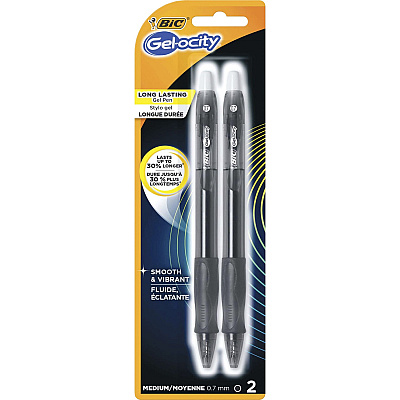 BIC Gel Retractable Pens (BICRLCP21BK)