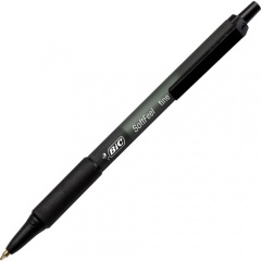 BIC SoftFeel Retractable Ball Pens (SCSF11BK)