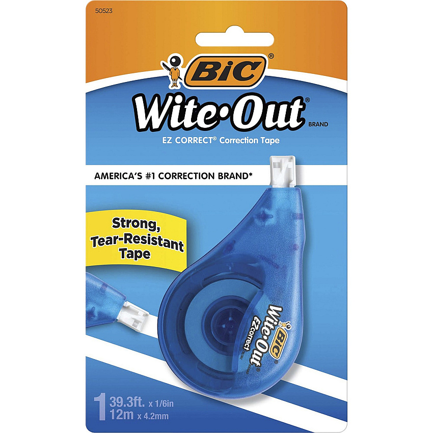 BIC Wite-Out EZ CORRECT Correction Tape (BICWOTAPP11)