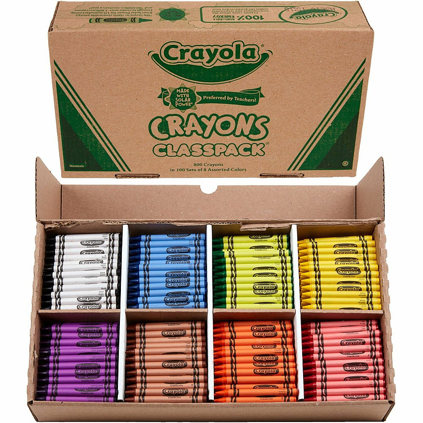 Crayola 8-Color Crayon Classpack (CYO528008)