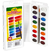 Crayola Oval Pan Cake Water Color (CYO530160)
