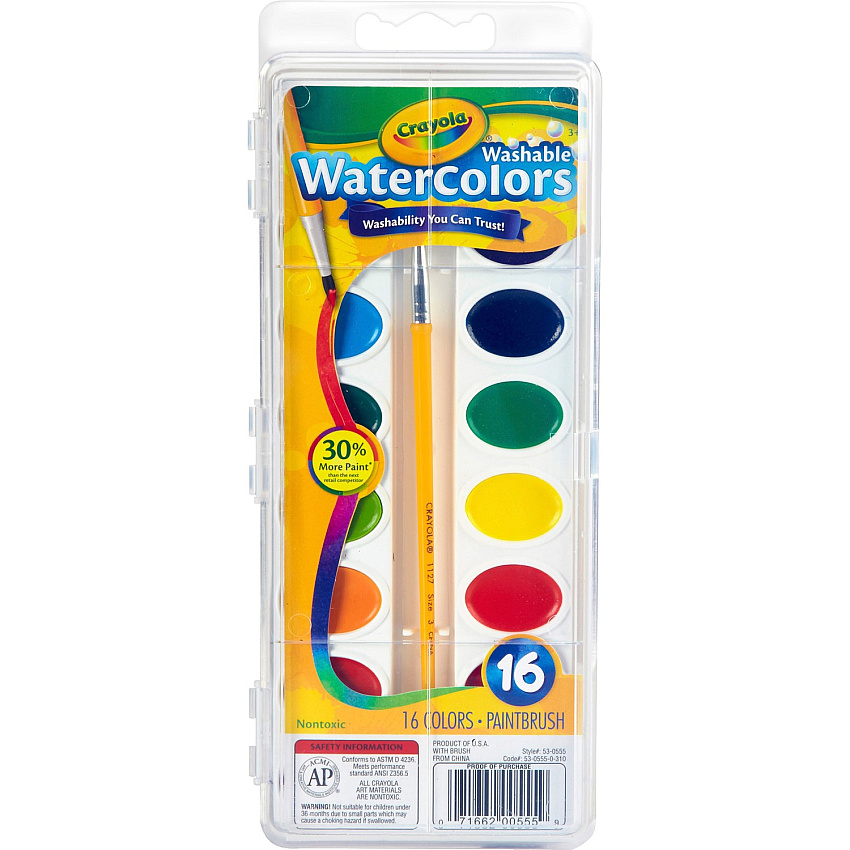 Crayola Washable Watercolor Set (CYO530555)