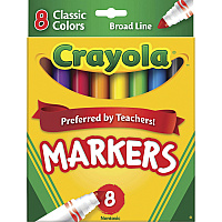 Crayola Classic Colors Broad Line Markers (CYO587708)