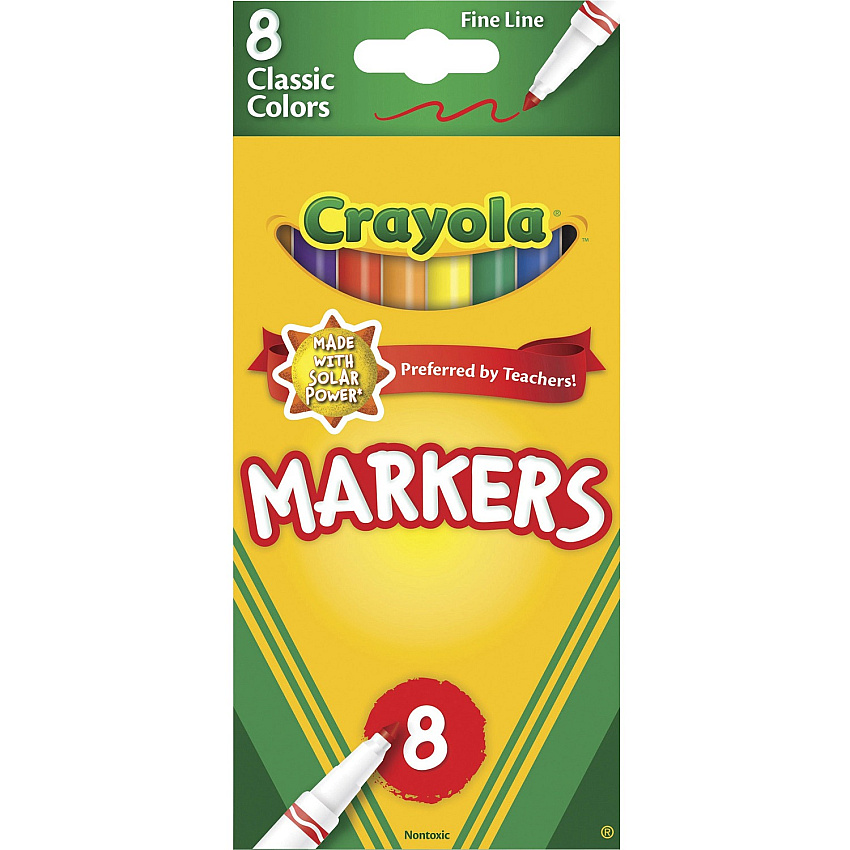 Crayola Fine Tip Classic Markers (CYO587709)
