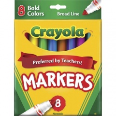 Crayola Regular Bold Colors Broad Line Markers (587732)