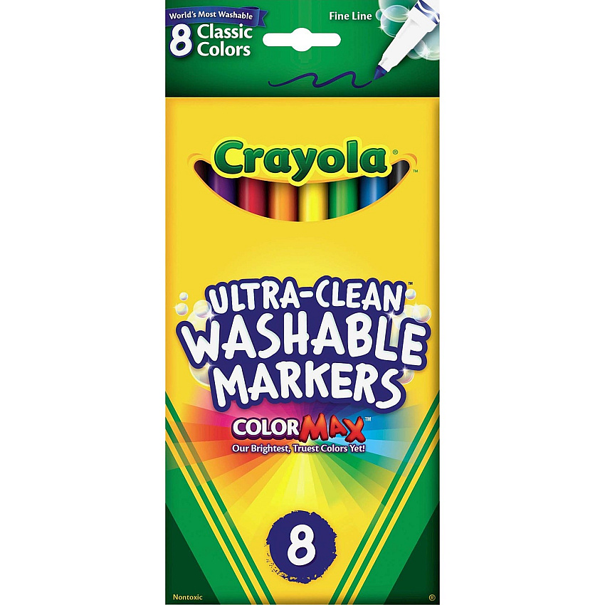 Crayola Thinline Washable Markers (CYO587809)