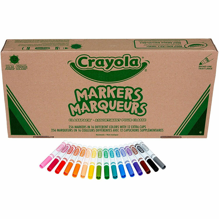 Crayola 16-Color Marker Classpack (CYO588201)