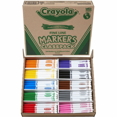 Crayola 10-Color Marker Classpack (588210)