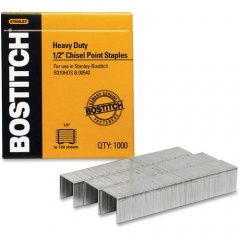 Bostitch 1/2" Heavy Duty Chisel Point Staples 1000 (SB35121M)