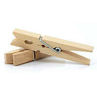 Creativity Street Natural Spring Clothespins (CKC365801)
