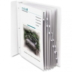 C-Line Heavyweight Poly Sheet Protectors with Index Tabs (05587)