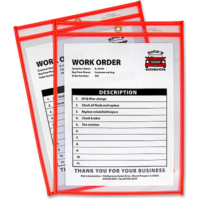 C-Line Neon Shop Ticket Holders, Stitched (CLI43912)