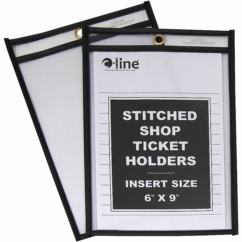 C-Line Shop Ticket Holders, Stitched (CLI46069)
