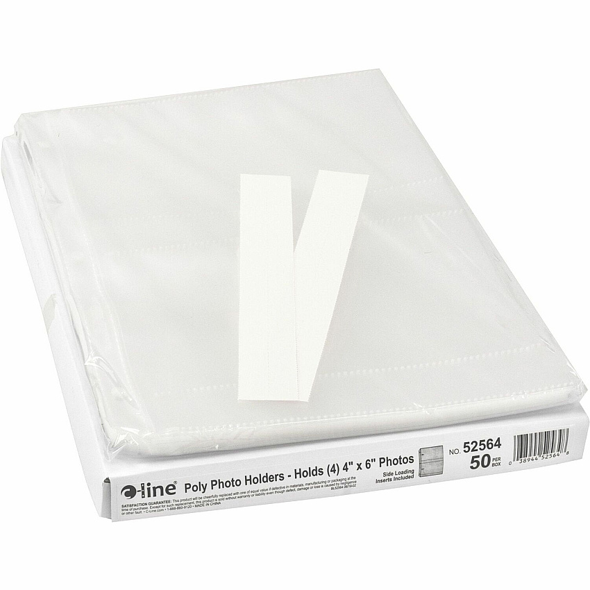 C-Line Ring Binder Photo Storage Pages (CLI52564)