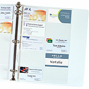 C-Line Business Card Holder Pages for Ring Binders, Poly (CLI61217)