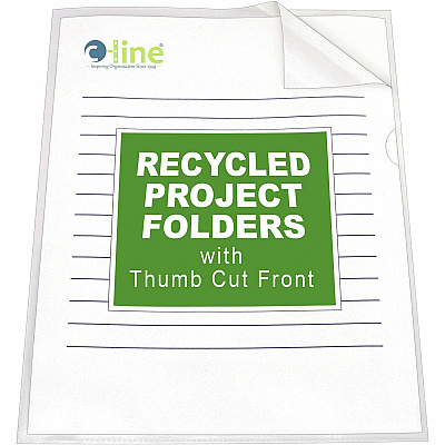 C-Line Recycled Poly Project Folders (CLI62127)