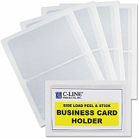 C-Line Self-Adhesive Business Card Holders (CLI70238)