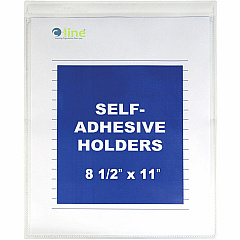 C-Line Self-Adhesive Poly Shop Ticket Holders, Welded (CLI70911)