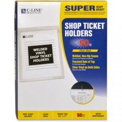 C-Line Vinyl Shop Ticket Holders, Welded (80911)