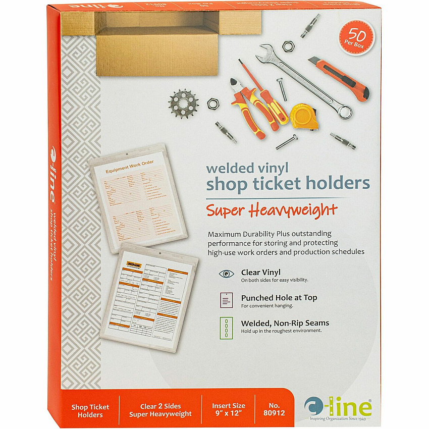 C-Line Vinyl Shop Ticket Holders, Welded (CLI80912)