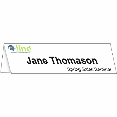 C-Line Scored Name Tent Cardstock for Laser/Inkjet Printers (CLI87517)