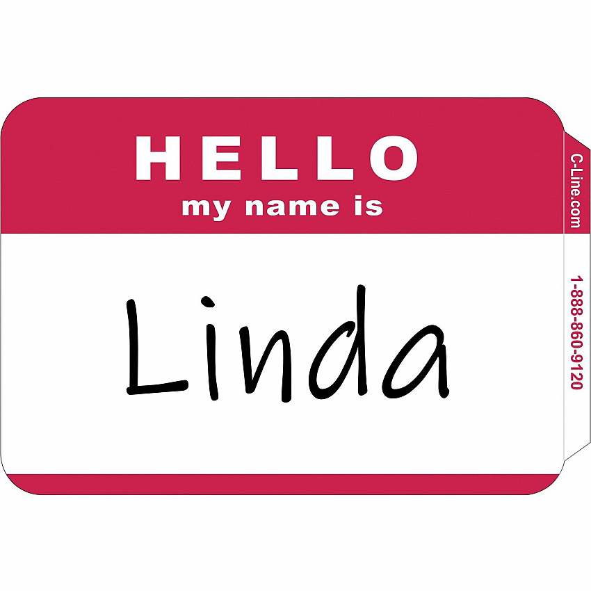 C-Line HELLO my name is... Name Tags (CLI92234)