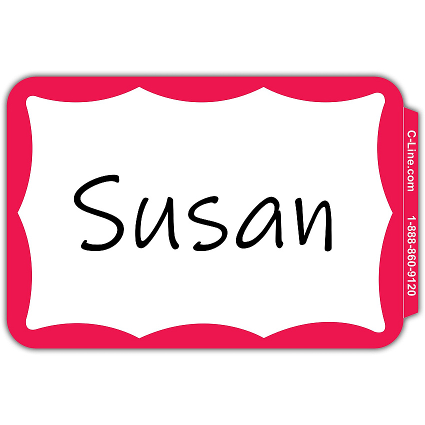 C-Line Self-Adhesive Name Tags (CLI92264)