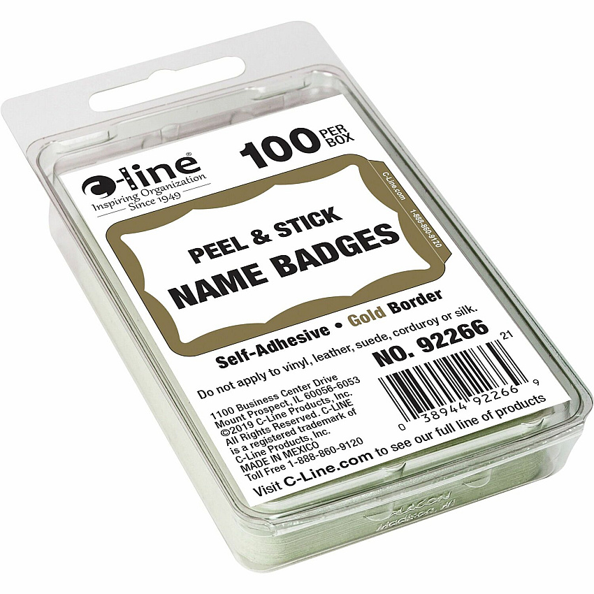 C-Line Self-Adhesive Name Tags (CLI92266)