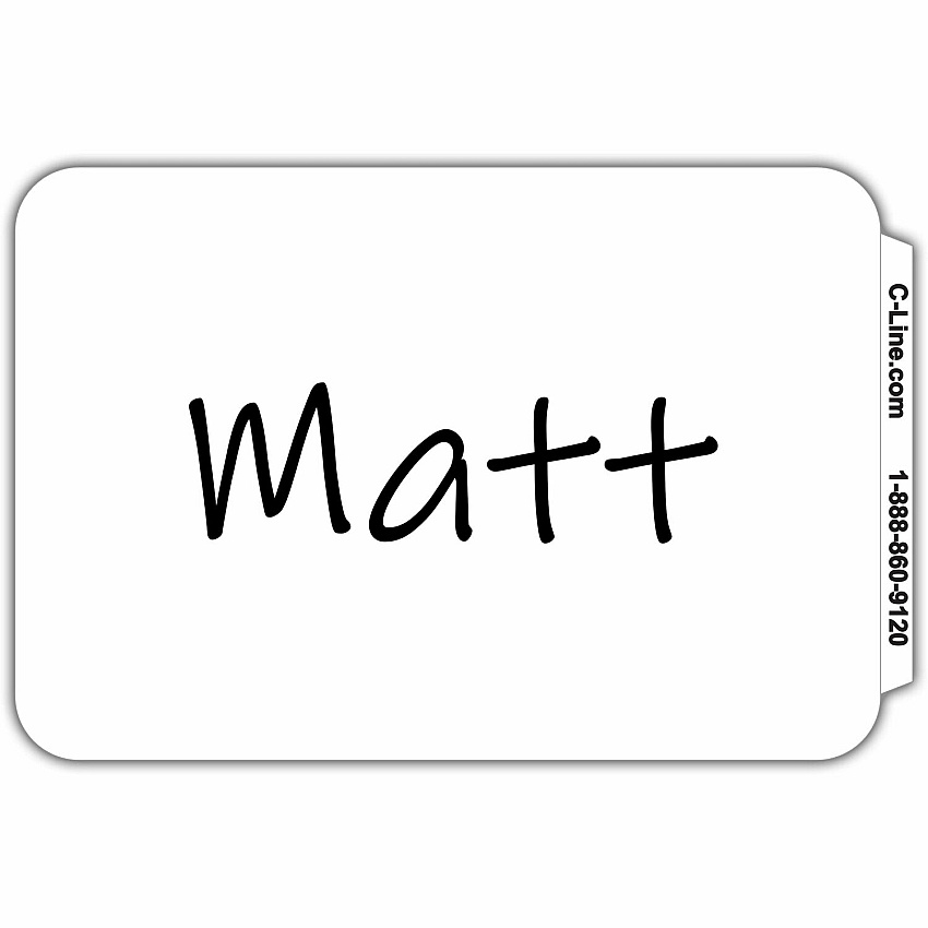 C-Line Self-Adhesive Name Tags (CLI92277)