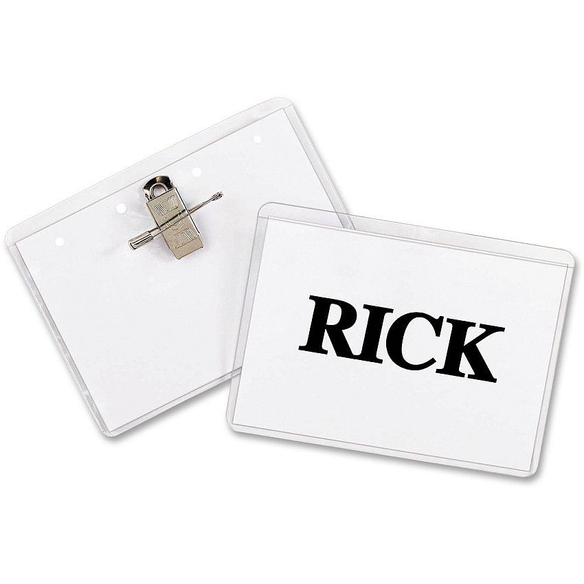 C-Line Clip/Pin Combo Style Name Badges (CLI95743)