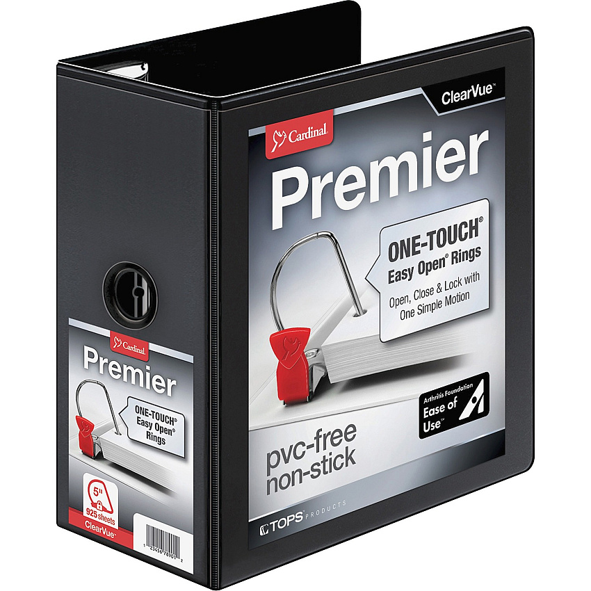 Cardinal EasyOpen Clearvue Slant D-Ring Binders (CRD10351)